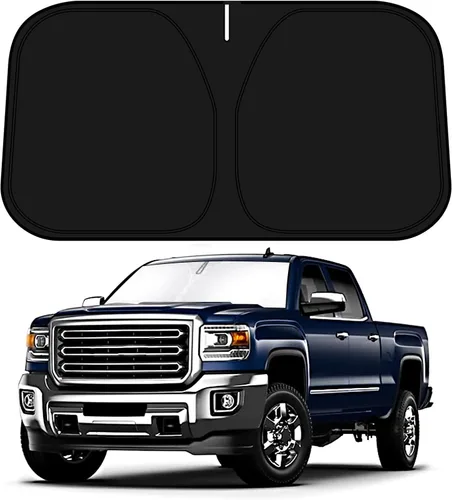 Miniatura 52 de D-Lumina Parasol para parabrisas Dodge RAM 1500 2019-2024 2025, parasol para ventana delantera, protector de visera para RAM 1500 CrewCab, camioneta