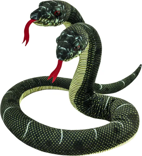 Juguete de Peluche de Serpiente, 52 pulgadas, Lavable, Juguete de Peluche de Serpiente Simulada para Abrazar, Suave y Lindo Regalo para Niños y