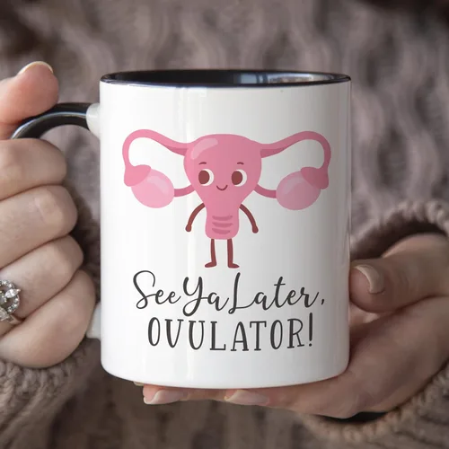 Miniatura 3 de YouNique Designs Taza de café divertida de histerectomía, 11 onzas, taza de útero, taza de útero, taza de recuperación para mujeres después de una