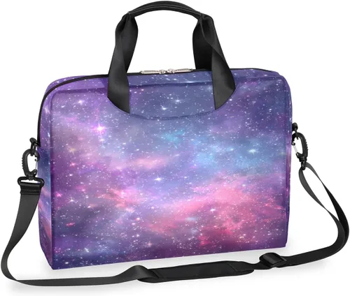 Miniatura 32 de Bonita bolsa de hombro para computadora portátil para mujeres y hombres, bolsa para computadora portátil, funda para laptop, maletín de transporte