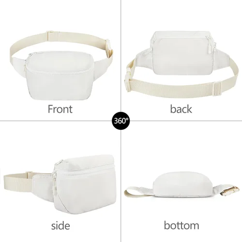 Miniatura 2 de Bolsa de Cintura Frenou Riñonera de Moda para Mujeres y Hombres, Riñonera con Correa Ajustable para Regalo, Riñonera para Viaje, Correr, Senderismo