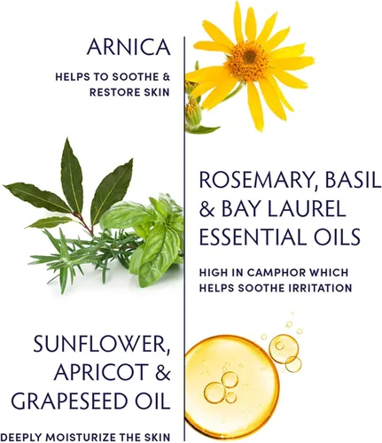 Miniatura 4 de Naturopathica Alpine Arnica Aceite de baño y cuerpo, aceite corporal diario para apoyar el alivio muscular de las articulaciones y el dolor