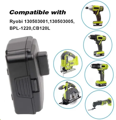 Miniatura 6 de 3000MAH para Ryobi 12V Batería BPL-1220 CB120L BID-1201 CAH120LK CD100 CK212DA HJP001 HJP001K HJP002 HP612K Amazon Shipping