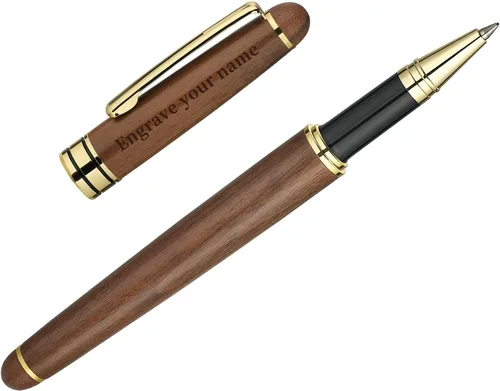 Miniatura 10 de BEILUNER Juego de Escritura de Bolígrafo de Madera Personalizado de Lujo, Palisandro - Elegante y Bonito Juego de Bolígrafos de Regalo para Firma