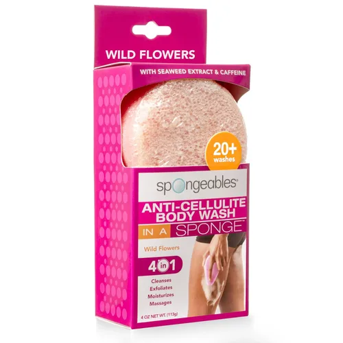 Miniatura 18 de Spongeables Anti-Cellulite Body Wash in a Sponge, Moisturizer and Exfoliator, 20+ Washes