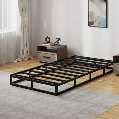 Miniatura 8 de Snaye - Base de somier de 7 pulgadas para cama individual, base de colchón de metal para somier de 1500 libras, montaje sin herramientas, sin ruidos