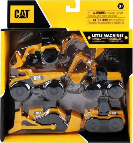 Miniatura 4 de Cat Construction Little Machines 5 Pack - Grandes adornos para tartas