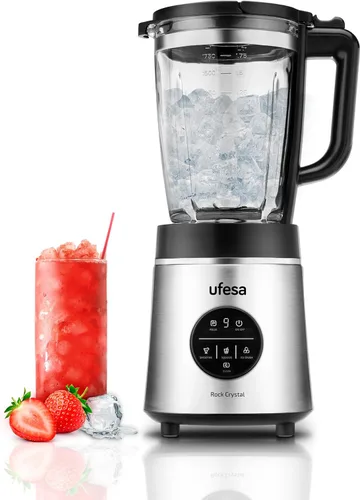 Miniatura 6 de Ufesa BS4717 RUBY RED 500W 1.5L Blender with Airtight Lid, 2 Speeds + Pulse, 4 Stainless Steel Blades, Ruby Red