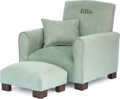 Miniatura 14 de Sillón personalizado para niños pequeños, mecedora tapizada con personalización, silla para niños pequeños con nombre personalizado, cómodo sillón
