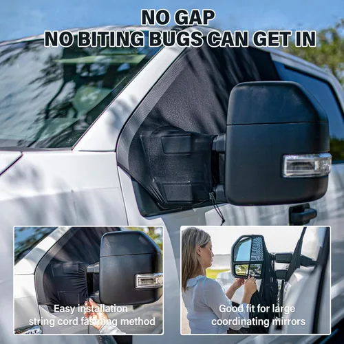 Miniatura 2 de SUVs Grandes Camionetas Compactas Pantallas de Ventana Delantera para Camping Parasol de Ventana Delantera Pantalla de Insectos para Ventana Lateral