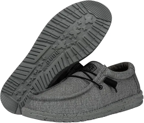 Miniatura 2 de Hey Dude Wally - Mocasines unisex para adultos, colección Wally Stretch