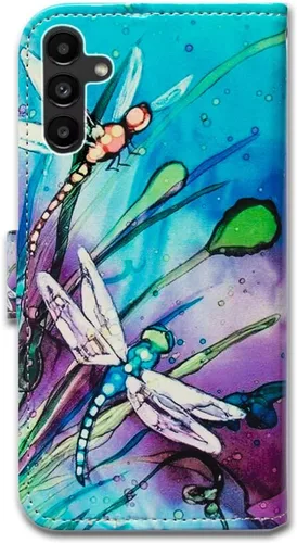 Miniatura 7 de Bcov Funda para Galaxy A13 5G, bonita funda de piel con tapa para teléfono con ranura para tarjetas, soporte para Samsung Galaxy A13 5G 2021 Linda