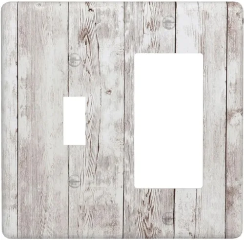 Miniatura 100 de Cubiertas Decorativas para Tomacorrientes Boho Floral Beige Flor y Hoja Botánico 1 Gang Interruptor de Luz Dúplex Placa Cubierta Placas de Boho
