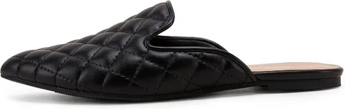 Miniatura 5 de Sandalias planas trenzadas con punta puntiaguda para mujer, sin espalda, tacón bajo, con corte casual