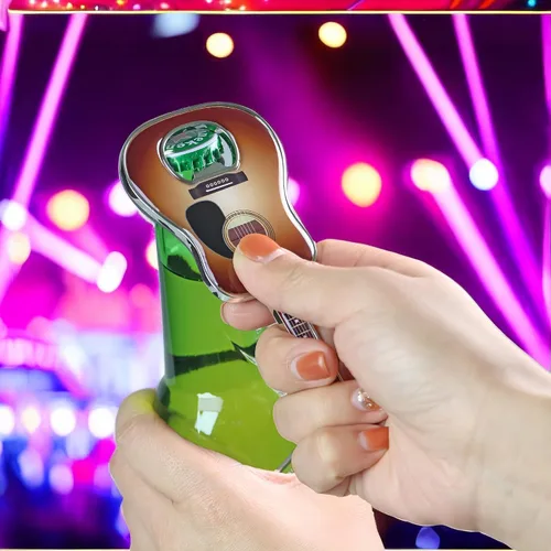 Miniatura 3 de Abrebotellas con forma de guitarra de cerveza, abrebotellas, guitarra, regalo, utensilios de cocina para bebedores, amantes de la guitarra y música