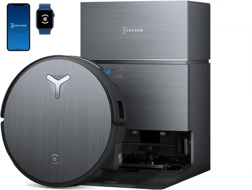ECOVACS DEEBOT X11 PRO Omni Robot Aspirador y trapeador, 19,500 Pa de succión explosiva, fregona con rodillo de autolimpieza instantánea, sin Negro 2