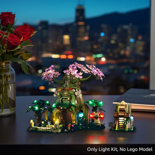 Miniatura 6 de Kyglaring Kit de iluminación LED compatible con Lego The Legend of Zelda Great Deku Tree 2 en 1 77092 (luces solamente, modelo no incluido)