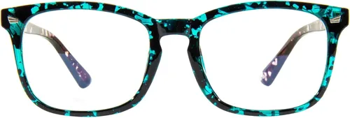 Miniatura 24 de MAXJULI - Lentes de bloqueo de luz azul, para lectura en computadora/juegos/TV/teléfonos para mujeres y hombres (marrón)