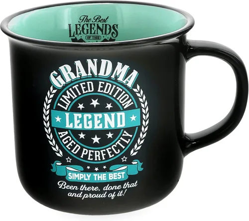 Miniatura 11 de Pavilion Gift Company - Mom The Legend - Taza de cerámica de 13 onzas, taza de café de doble cara, regalo del día de la madre, 1 unidad, paquete