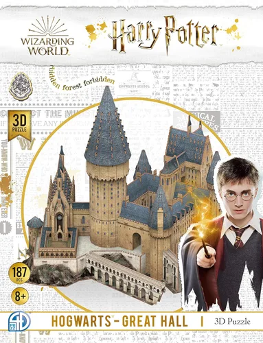 Miniatura 2 de 4D Cityscape Harry Potter Great Hall - Rompecabezas de papel 3D estándar, multicolor