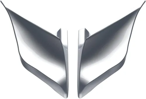 Miniatura 4 de Advanblack Barracuda - Cubiertas laterales estiradas plateadas (brillantes), paneles extendidos para Harley Touring Street Glide Road Glide Electra