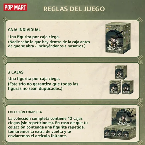 Miniatura 2 de POP MART SKULLPANDA - Figuras de la serie The Ink Plum Blossom, figuras de caja ciega de SKULLPANDA, figuras de acción de diseño aleatorio, juguetes
