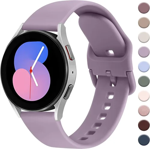 Miniatura 8 de AK para Samsung Galaxy Watch 5 Banda 40mm 44mm/Galaxy Watch 5 Pro Bandas 45mm, Correa Deportiva Suave de 20mm para Galaxy Watch 5