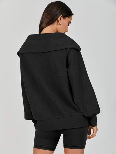 Miniatura 3 de ANRABESS Sudaderas con capucha para mujer, de gran tamaño, con cremallera de un cuarto, para adolescentes, niñas, ropa de moda Y2K