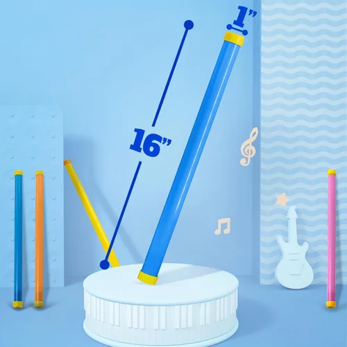 Miniatura 4 de Novelty Place Paquete de 2 máquinas de ruido de tubo de gemido de 16 pulgadas – Divertido emisor de ruido de fiesta para niños y adultos – Juguetes