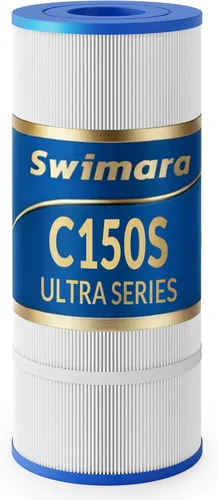 Cartucho de filtro de piscina, tela trilobal resistente de 5 onzas, serie Ultra, compatible con Hayward SwimClear C150S, repuesto para CX150XRE