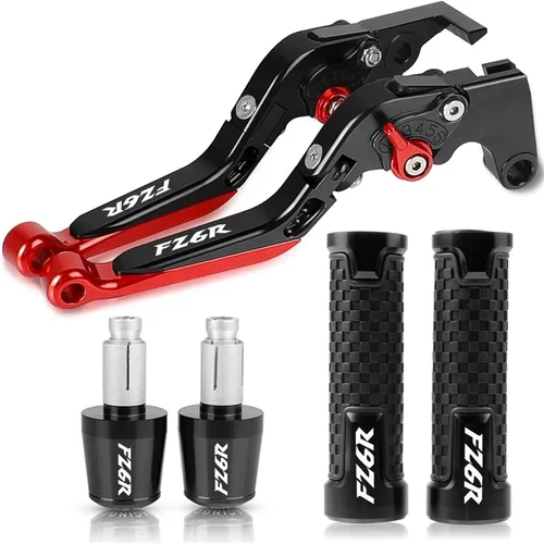 Miniatura 18 de Palancas de embrague de freno de motocicleta para manillar Yamaha FZ6R FZ 6R FZ-6R 2009 2010 2011 2012 2013 2014 2015 2016 2017 (Color : 1)