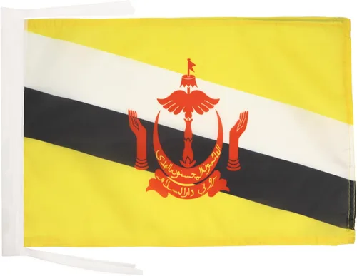 Miniatura 420 de Bandera de México AZ FLAG, 45.7 x 30.5 cm, con cordones - Pequeñas banderas mexicanas de 30 x 45 cm - Bandera de 45.7 x 30.5 cm