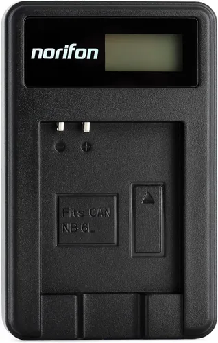 Norifon Cargador USB LCD NB-6L para Canon PowerShot SX530 HS, SX610 HS, SX710 HS, SD1200 es, SD1300 es, S120 IXY 10S IXY 30S Cámara y más