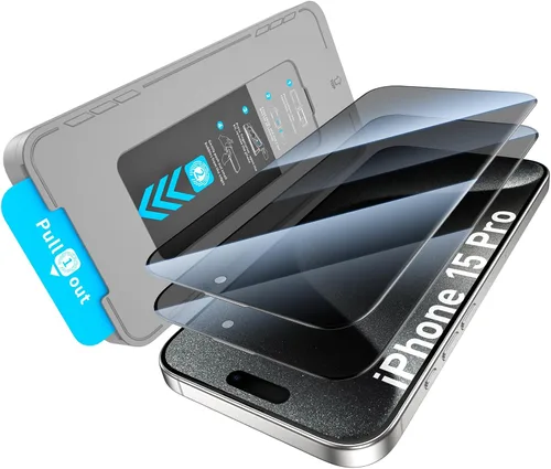 Miniatura 10 de KUZOOM Paquete de 2 protectores de pantalla HD para iPhone 17/16 Pro [6.3 pulgadas], alta definición claridad 9H+ vidrio templado, película