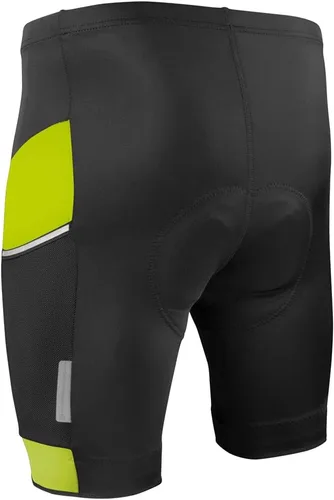 Miniatura 5 de Pantalones cortos de ciclismo acolchados todo el día para hombre Bolsillos laterales reflectantes de malla Fabricado en Estados Unidos