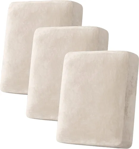 Miniatura 176 de H.VERSAILTEX Funda de cojín elástica de terciopelo para sofá, funda de cojín de felpa para cojines de silla, protector de muebles, cojín de asiento