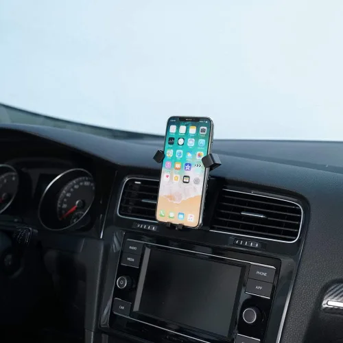 Miniatura 5 de Soporte para teléfono celular con cubierta de clip de ventilación ajustable para Volkswagen VW Golf 7 MK7 2014 2015 2016 2017 2018