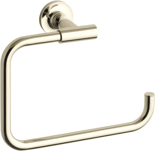 Miniatura 5 de Kohler Purist - Toallero de pared de 8-7/8 pulgadas, latón vibrante