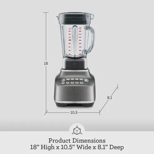 Miniatura 6 de Breville BBL820SHY Q Home Licuadora, nogal ahumado