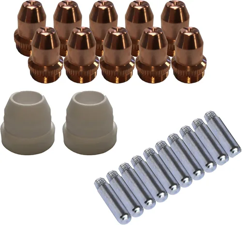 Lotos LCS22 Juego de consumibles para cortador de plasma para color marrón LT5000D y marrón CT520D (22 piezas)