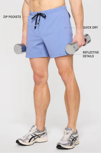 Miniatura 55 de Fabletics The One - Pantalón corto para hombre (forro), entrenamiento, natación, ligero, de secado rápido, bolsillo con cremallera, tejido elástico