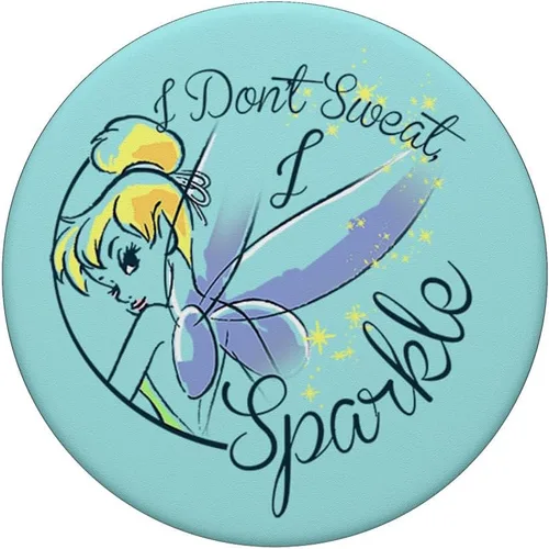 Miniatura 3 de Disney Peter Pan Tinkerbell I Don't Sweat I Sparkle PopSockets Adhesivo PopGrip