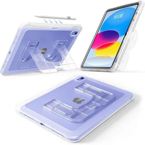 Miniatura 23 de Estuche CCMAO para iPad A16 de 11ª Generación (2025) de 11 Pulgadas / de 10ª Generación (2022) de 10.9 Pulgadas, con Soporte de Mayor Tamaño y Porta