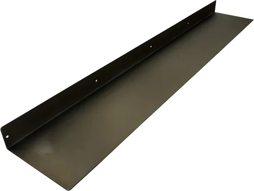 Miniatura 21 de Estante Flotante Lineal Hecho en EE.UU. - Acero Forjado Fabricado en EE.UU. - Estante Industrial de Metal de Servicio Pesado Montado en Pared