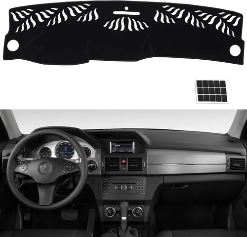 Miniatura 11 de TUCAREST Funda para salpicadero Compatible con Ch-Evy Silverado 1500/2500 HD/3500 HD 2019-2023, GM-C Sierra/HD 2500/ HD 3500 2019-2023, alfombrilla
