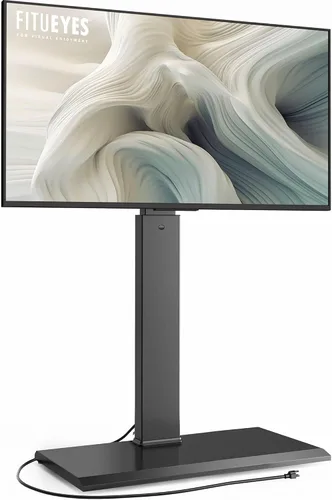 Miniatura 9 de FITUEYES - Soporte universal de suelo para TV con base de hierro, montaje giratorio para televisores LED, LCD, OLED, plasma, de pantalla plana
