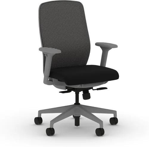 Miniatura 13 de HON Nucleus - Silla de trabajo con control avanzado de inclinación sincronizada, silla de oficina con soporte lumbar, brazos ajustables en altura