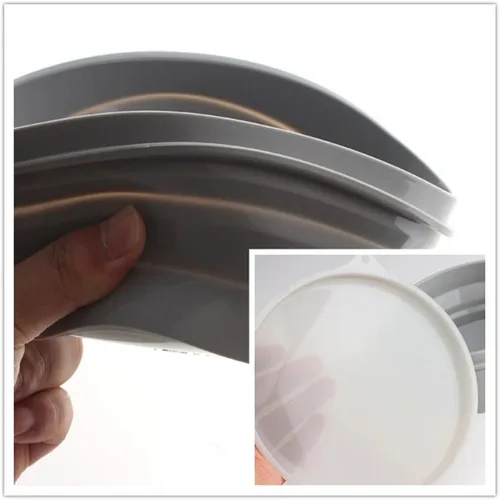 Miniatura 7 de IYYI ME.FAM - Cuenco plegable de silicona con tapa, cuenco de viaje plegable de 27.1 fl oz para camping, senderismo, resistente al calor