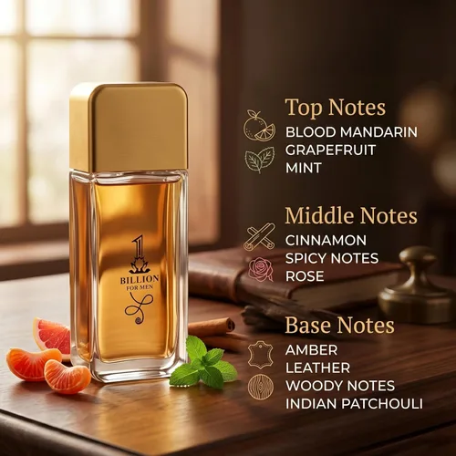 Miniatura 2 de Hybrid & Company 1 mil millones para hombres Pour Homme Eau de Toilette vaporisateur natural en espray 3.4 fl oz