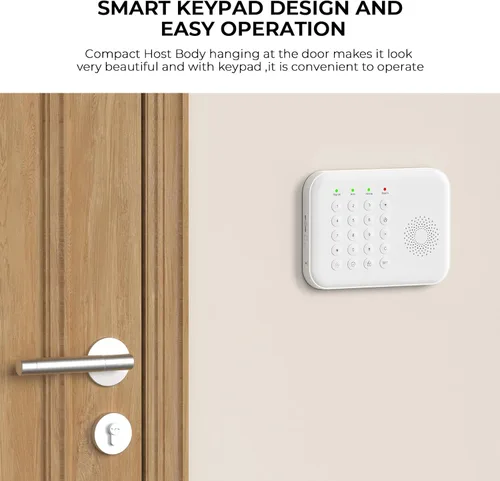 Miniatura 3 de PGST Sistema de alarma de seguridad para el hogar, sistema de alarma inteligente para el hogar con puerta/sensores de movimiento, alertas
